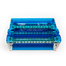 Bloc de distribution 4x15, 125A/500V