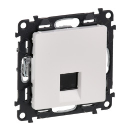 RJ 45 socket Valena Life - Cat. 6 UTP - with cover plate - white