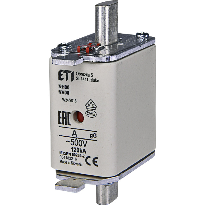 Fuse link, NH00 gG 63A/500V