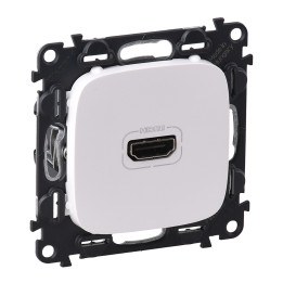 Screw-type socket HDMI 1.3 Valena Allure - white