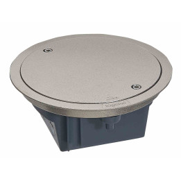 Boîte de sol avec couvercle amovible - IP 66 - 4 modules - inox