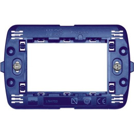 Support for round Cover plates, square and Living International - fixing with screws