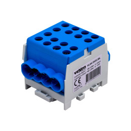 Borne HLAK Al/CU 2x35-6x25mm - bleu
