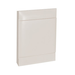 ARMOIRE LEGRAND 2X12M EN SURFACE PORTE BLANCHE BORNIERS TERRE ET NEUTRE