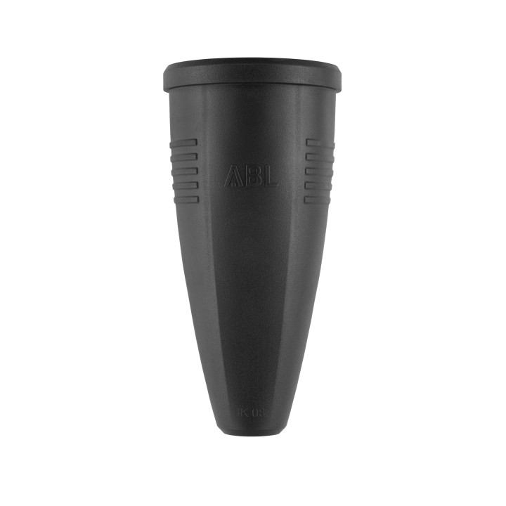 Connecteur d'origine, SCHUKO, caoutchouc (TPE), noir, IP20, Type 1566