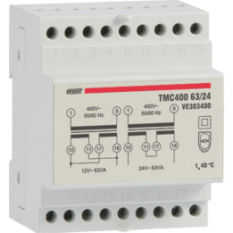 Tmc 63/24 safety transf. 63va 400/12-24v