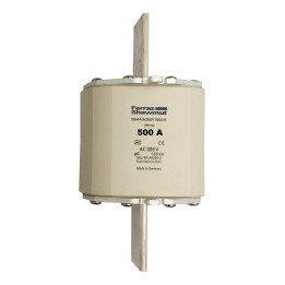NH fuse-link gG, 500VAC, size 4a, 500A middle indicator/live tags