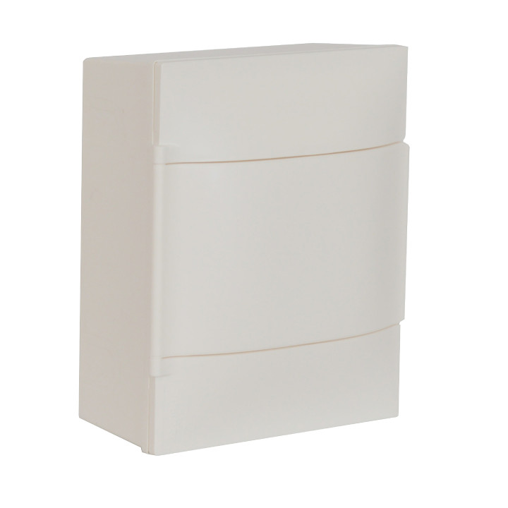 ARMOIRE LEGRAND 1X4M SURFACE PORTE BLANCHE TERRE ET BORNIER NEUTRE
