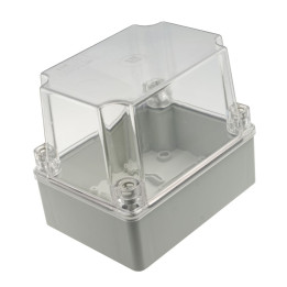 S-BOX box surface mounting IP65 150x110x140mm transparent cover grey