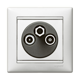 PRIX TV/RD/SAT 2400MHZ BLANC