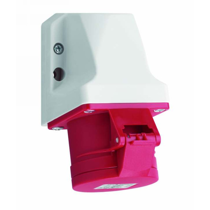 Розетка для монтажа на поверхность 5р 32а 400v, IP44, d52s31