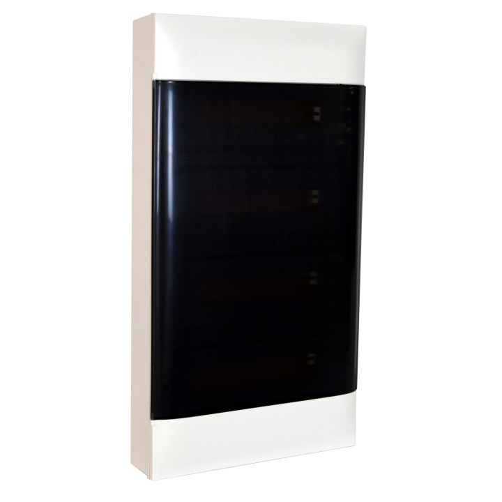 LEGRAND ARMOIRE EN SURFACE 4X18M PORTE FUMÉE TERRE + BORNIER NEUTRE