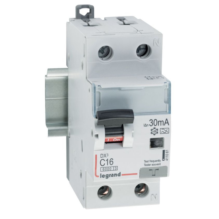 Disjoncteur différentiel DX3 1P+N C16 6000A 30MA A