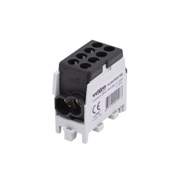 Borne HLAK Al/CU 2x25-2x25mm - noir