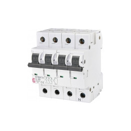 Miniature circuit breaker, ETIMAT 10 3p+N C40