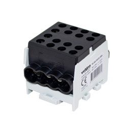 Borne HLAK Al/CU 2x35-6x25mm - noir