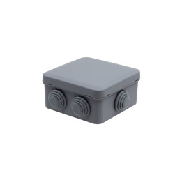 Boîte de jonction IP55, 85x85x45mm avec entrées de câbles