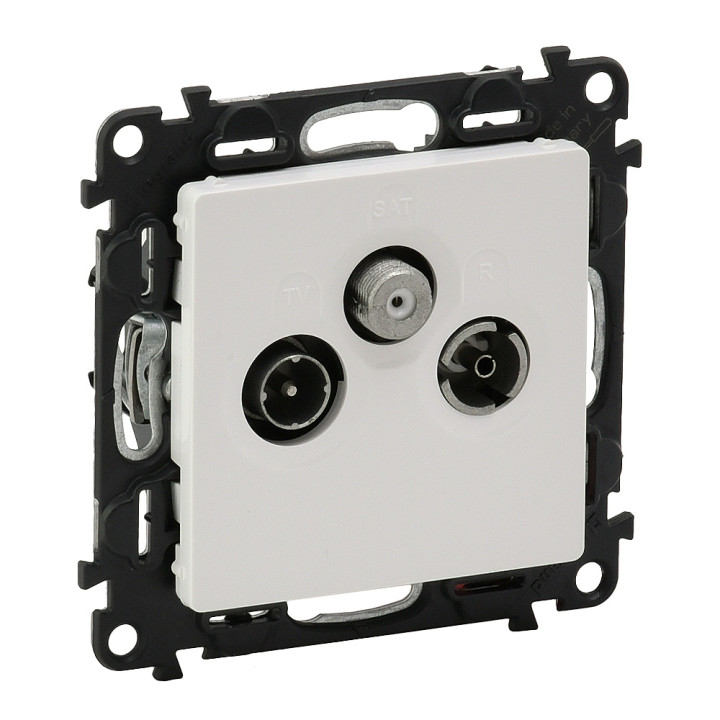 TV/R/SAT SOCKET STAR WHITE VALENA LIFE