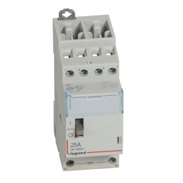 Contacteur de puissance CX - avec collet 230 V et poignée - 4P - 400 V - 25 A