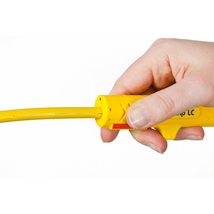Fibre Strip LC  stripping tool to slite open the outer sheath of distribution cables with 8.2 mm diameter by length cut