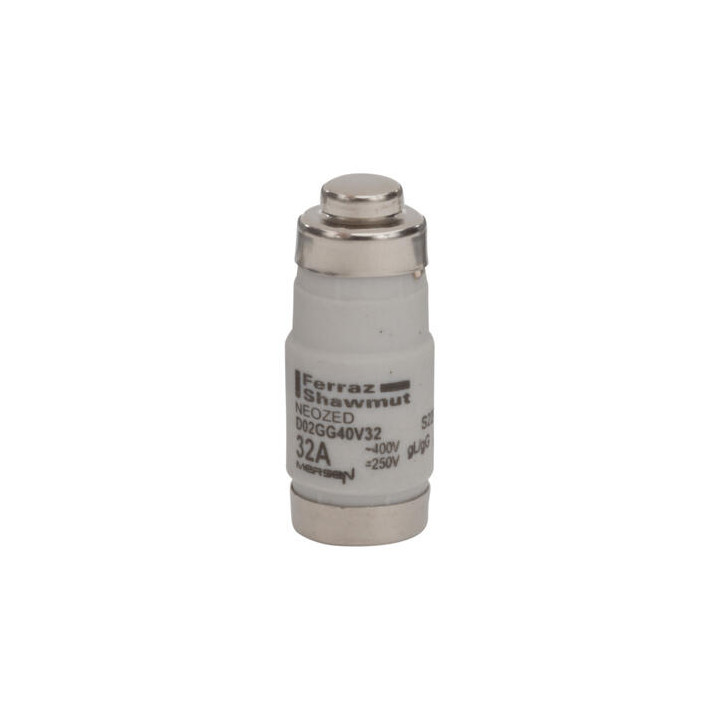 Neozed D0 fuse-link gG, 400VAC, D02, 32A, black
