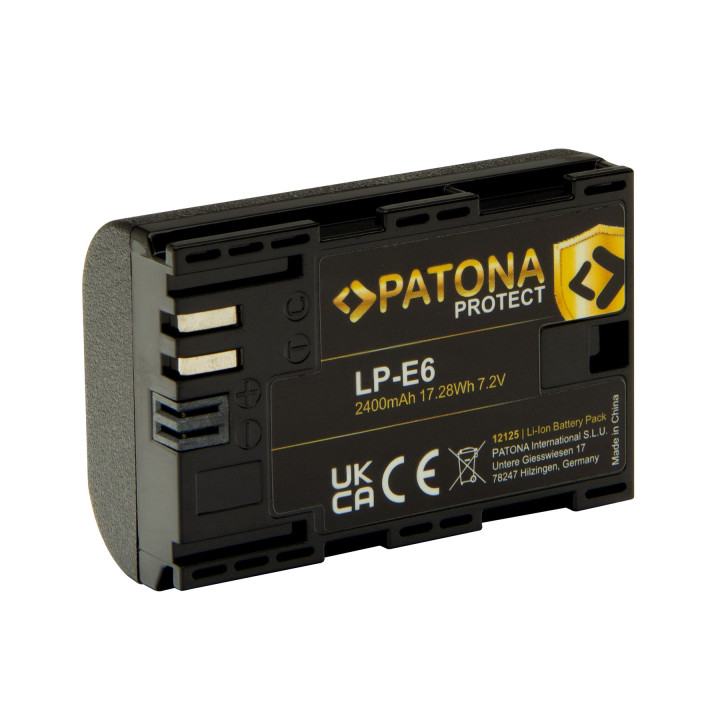 Patona PT12125 Battery for Canon LP-E6 2000mAh Li-Ion Protect
