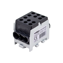 Borne HLAK Al/CU 2x35-4x25mm - noir