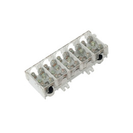 Clamp block with cover 5p 25/16mm2 IP20