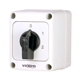 VEXEN многопозиционный переключатель 0-1-2 3P 25A IP65