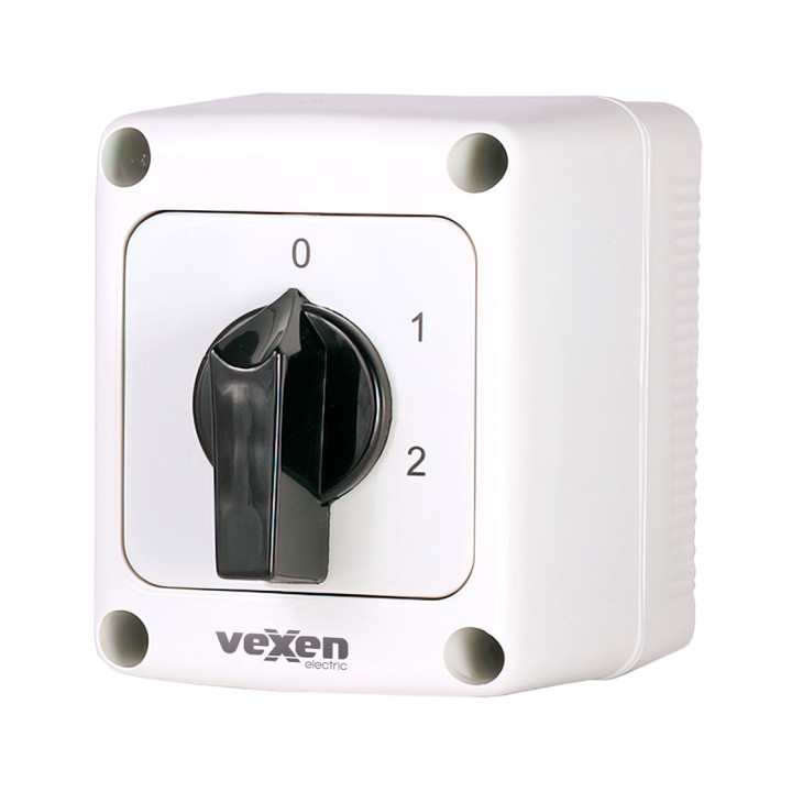 PNRS25135 interrupteur à came multi-étapes 0-1-2 3P 25A IP65