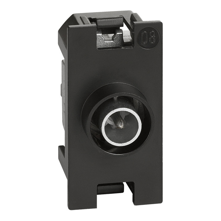 Direct coaxial socket for single-user aerial systems