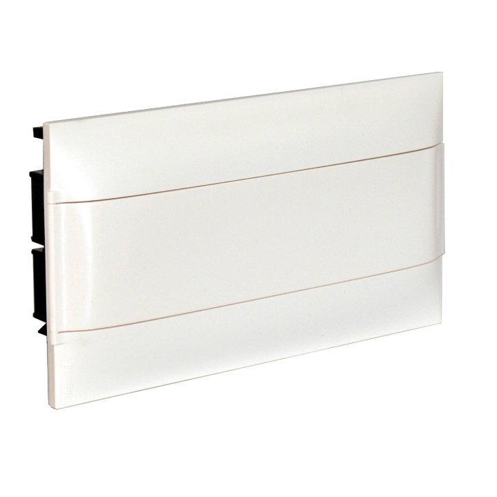 LEGRAND ARMOIRE ENCASTRANTE 1X18M PORTE BLANCHE BORNIERS E+N POUR MUR SÈCHE