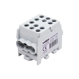 Borne HLAK Al/CU 2x35-4x25mm - gris