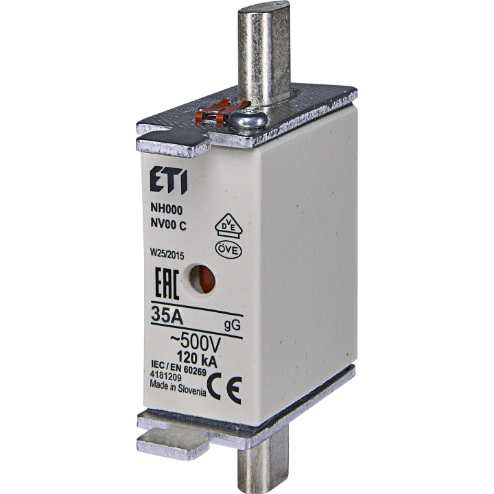 Fuse link, NH000 gG 35A/500V