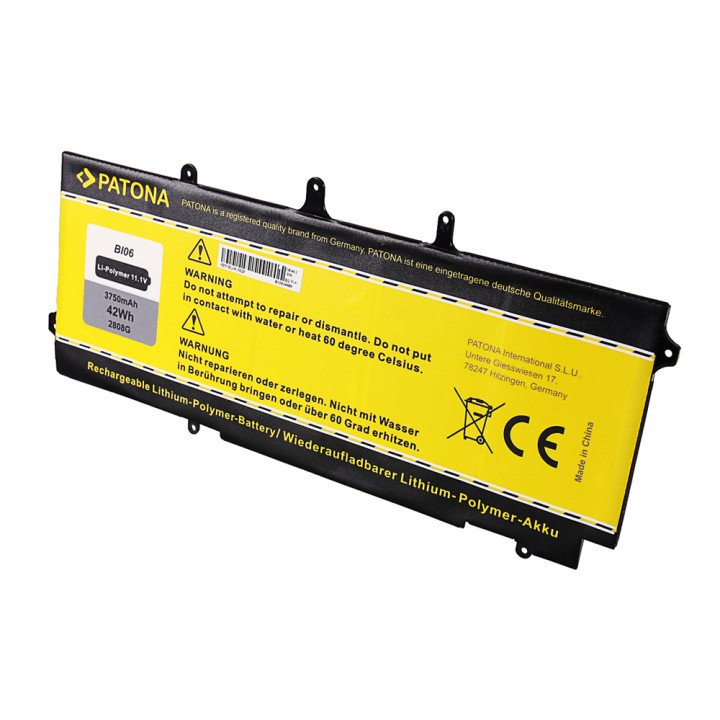 Patona PT2808 Battery for HP EliteBook 1040 3750mAh 11.1V Li-ion BL06