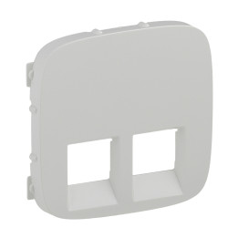 Zaślepka Valena Allure - podwójne gniazdo RJ 45/RJ 11 - biała