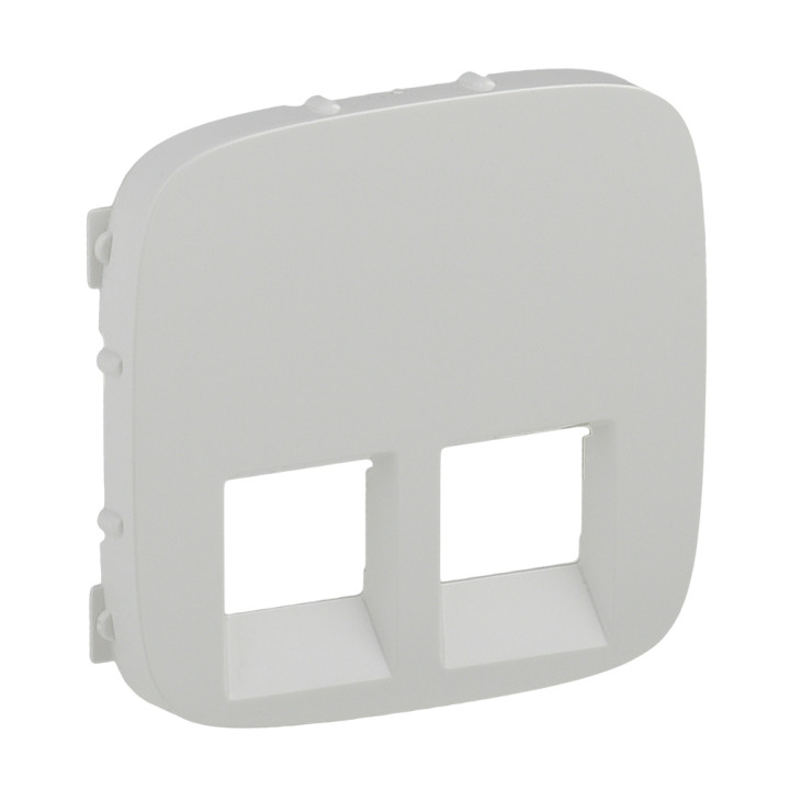 Zaślepka Valena Allure - podwójne gniazdo RJ 45/RJ 11 - biała