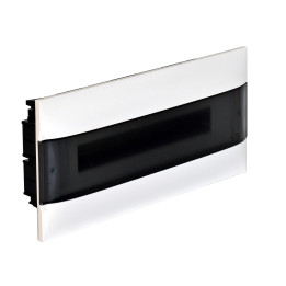LEGRAND ARMOIRE AFFLEURANTE 1X18M PORTE FUMÉE BORNIER E+N POUR MUR MAÇONNERIE