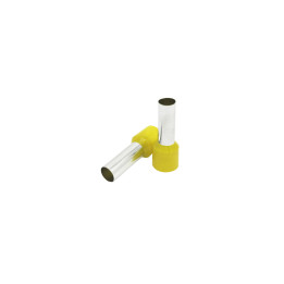 Manchon d'extrémité isolé 25 mm2/16 mm, jaune, 50 pcs
