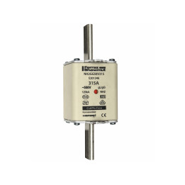 NH fuse-link gG, 500VAC, size 2, 315A double indicator/live tags
