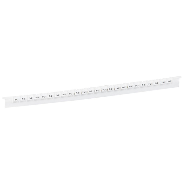 Marker Memocab - for wiring - black marking on white background - number 2
