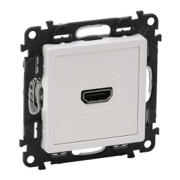 Screw-type socket HDMI 1.3 Valena Life - white