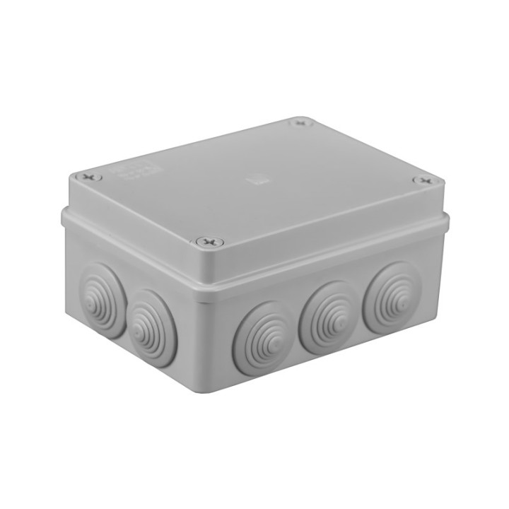S-BOX коробка IP65 150x110x70mm с вводами, серая