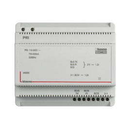 6 DIN power supply for 2-wires audio e video system 6 DIN power supply for 2-wires audio e video system