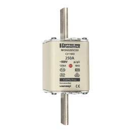 NH fuse-link gG, 500VAC, size 3, 250A double indicator/live tags