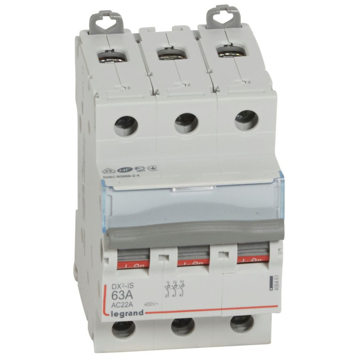 Sectionneur - 3P - 400 V - 63 A