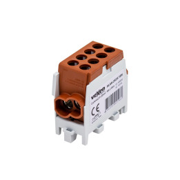 Borne HLAK Al/CU 2x25-2x25mm - marron