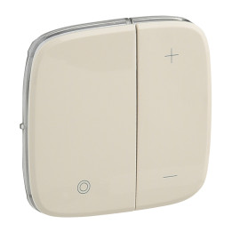 Cover plate Valena Allure - universal/for 1-10V ballast dimmer - ivory