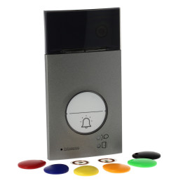 Linea 3000 video entrance panel - Grey finish