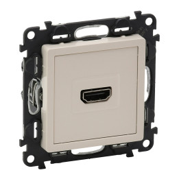 Screw-type socket HDMI 1.3 Valena Life - ivory